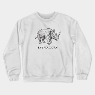 Rhino Fat Unicorn Crewneck Sweatshirt